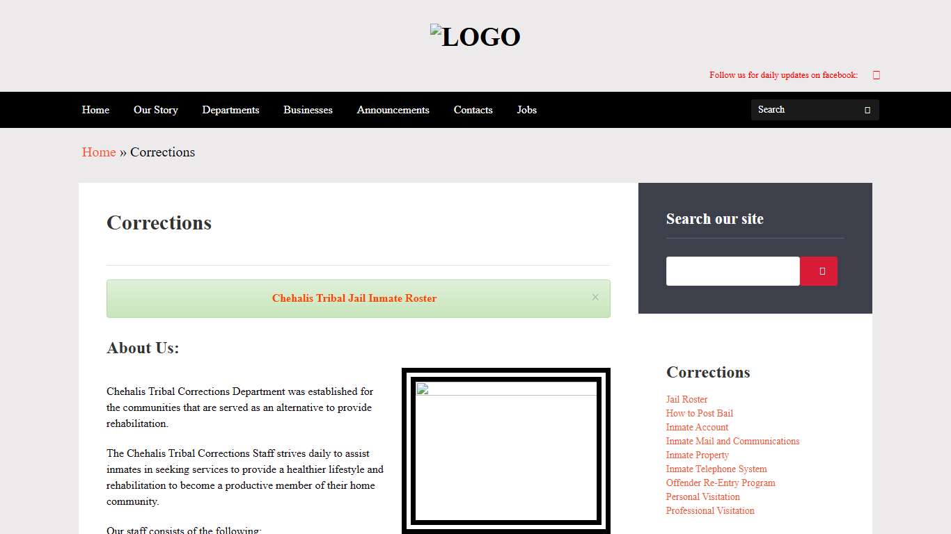 Corrections - The Chehalis Tribe